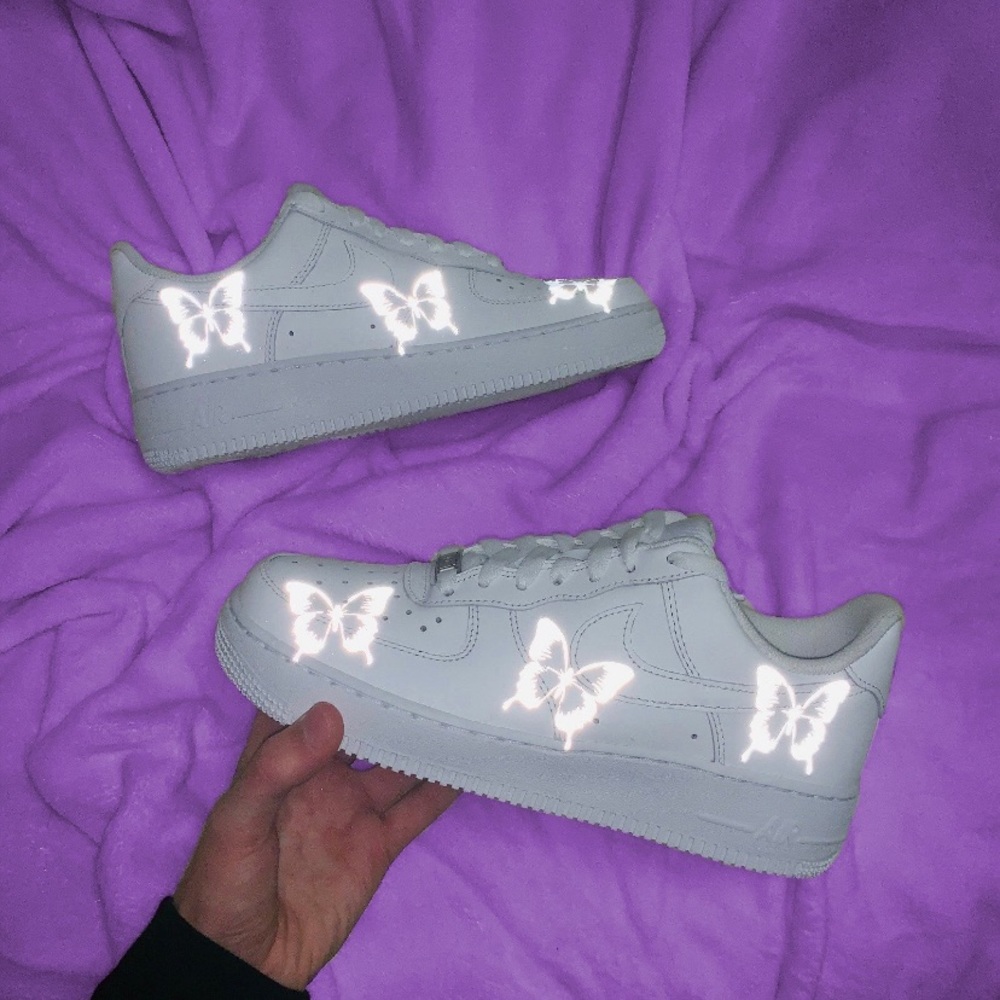 Custom Reflective Butterfly AF1